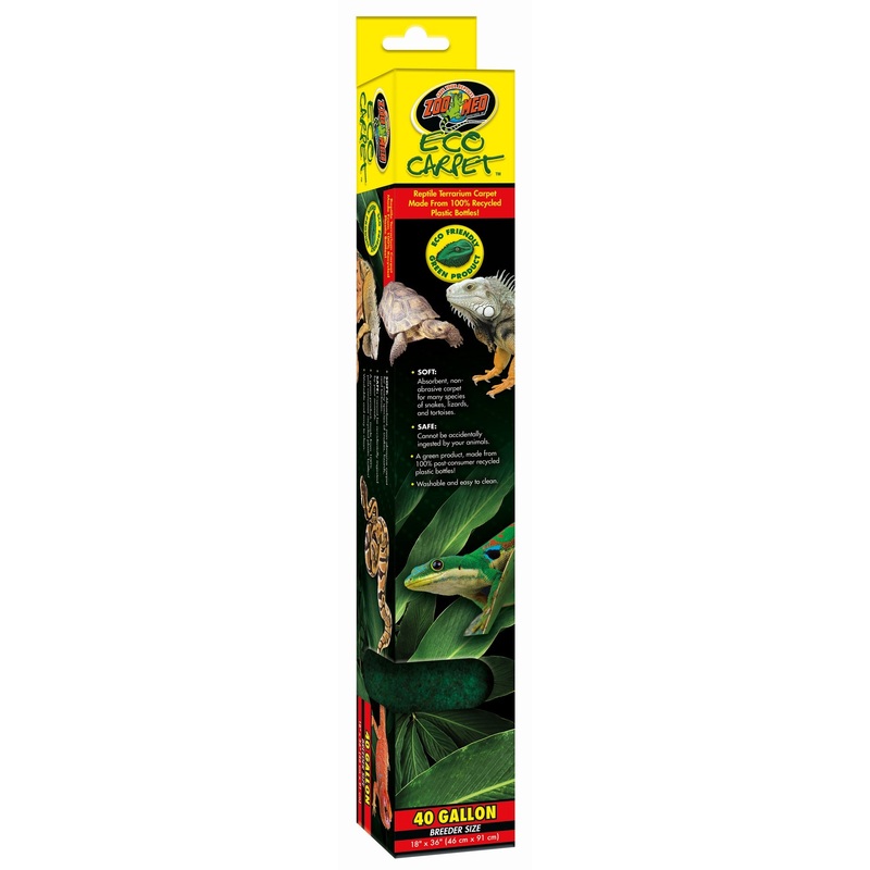 Zoo Med Eco Carpet – 40 Gallon Green
