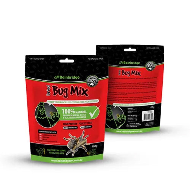 Bainbridge Dried Bug Mix|100g|250g|750g