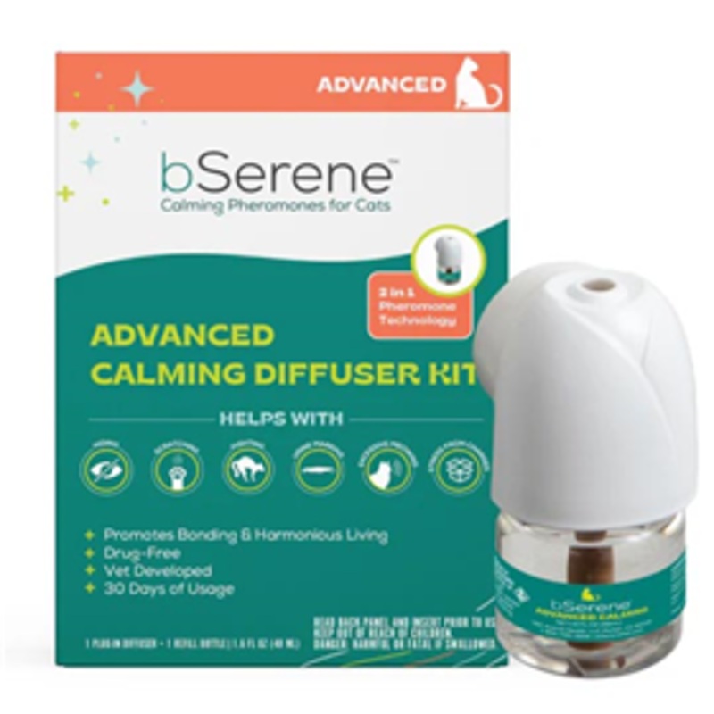 bSerene Cat Advanced Calming Diffuser Kit