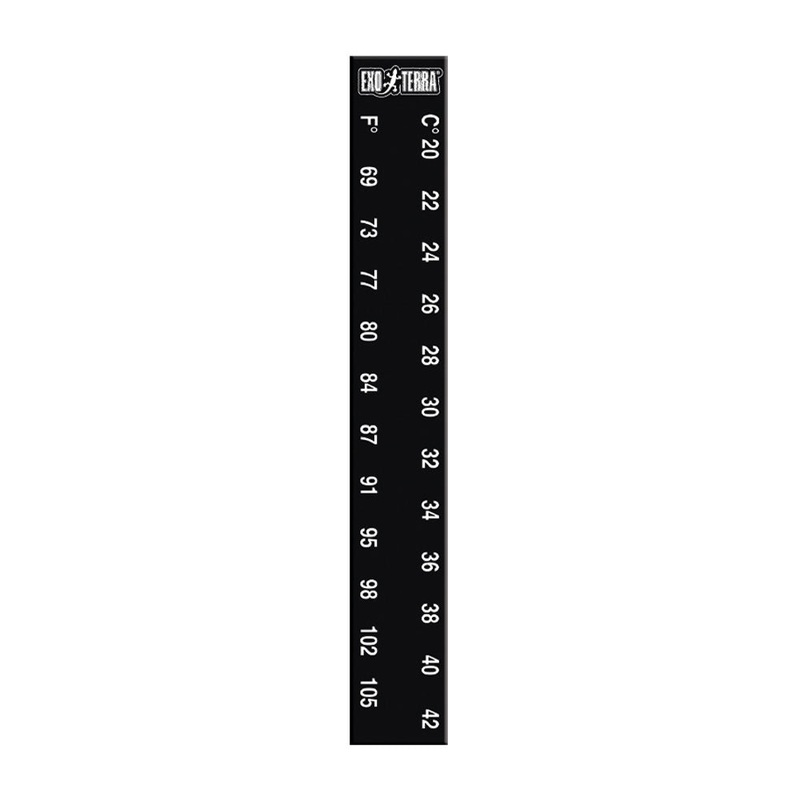 Exo Terra Horizontal Liquid Crystal Thermometer – Terrarium & Aquarium