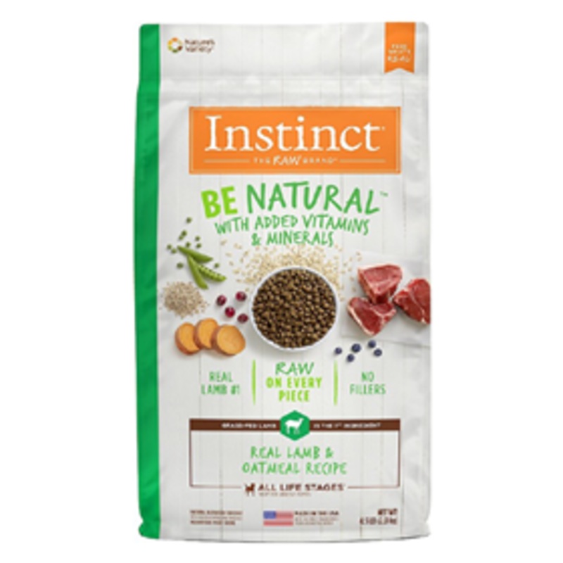 Instinct Be Natural Real Lamb & Oatmeal Recipe Dog Food