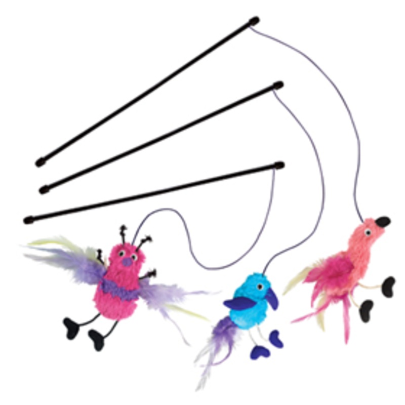 KONG Active Cat Feather Teaser Cat Toy