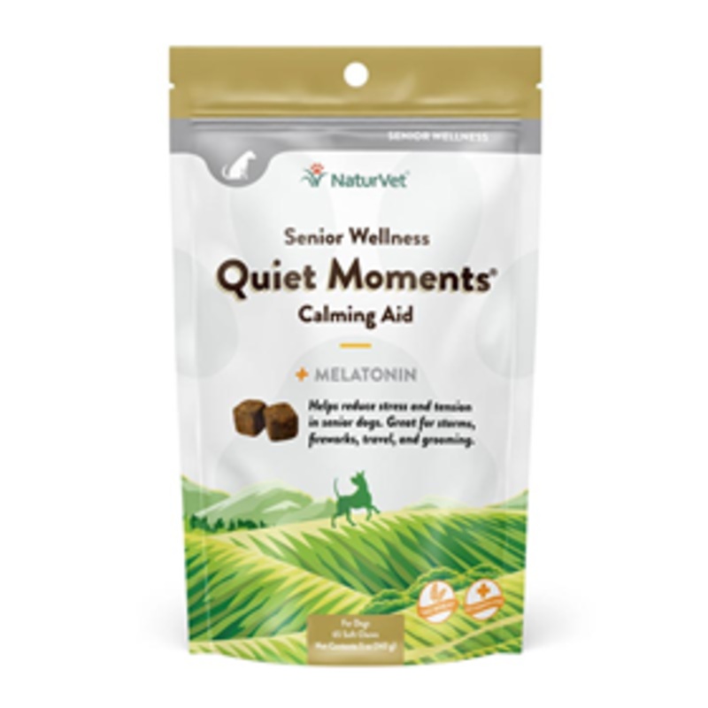 NaturVet Senior Quiet Moments Calming Aids Soft Chew, 65 ct.