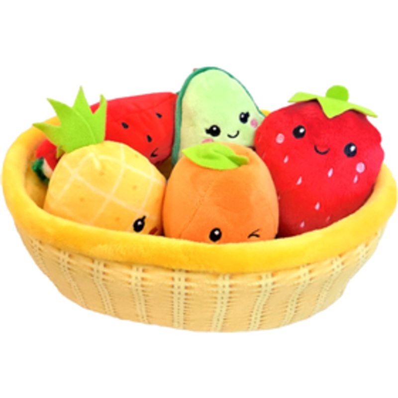 Shoreway Fruit Dog Toy Pack