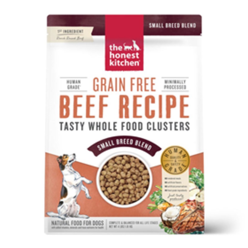 The Honest Kitchen Grain Free Beef Recipe Tasty Whole Food Clusters Small Breed Blend