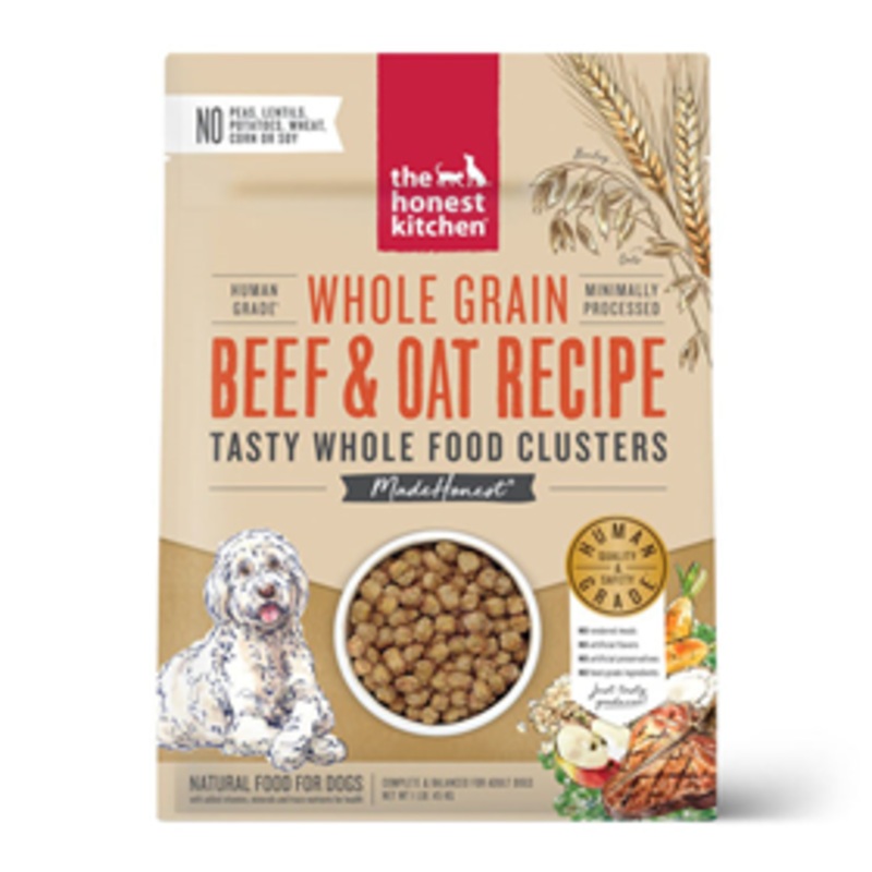 The Honest Kitchen Whole Grain Beef & Oat Recipe Tasty Whole Food Clusters