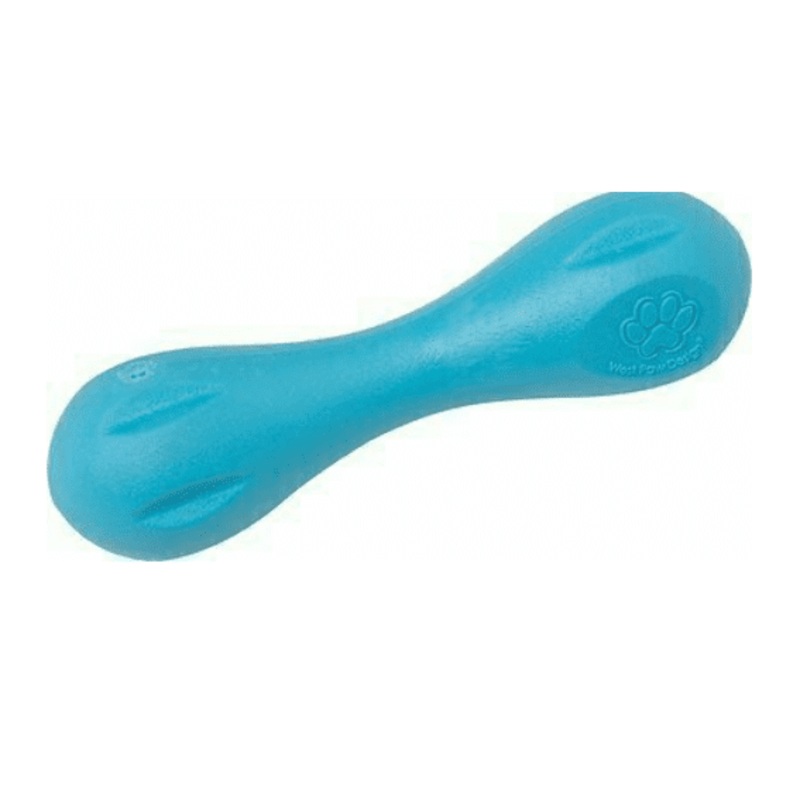 West Paw Zogoflex Hurley Dog Toy – Aqua Blue – Mini