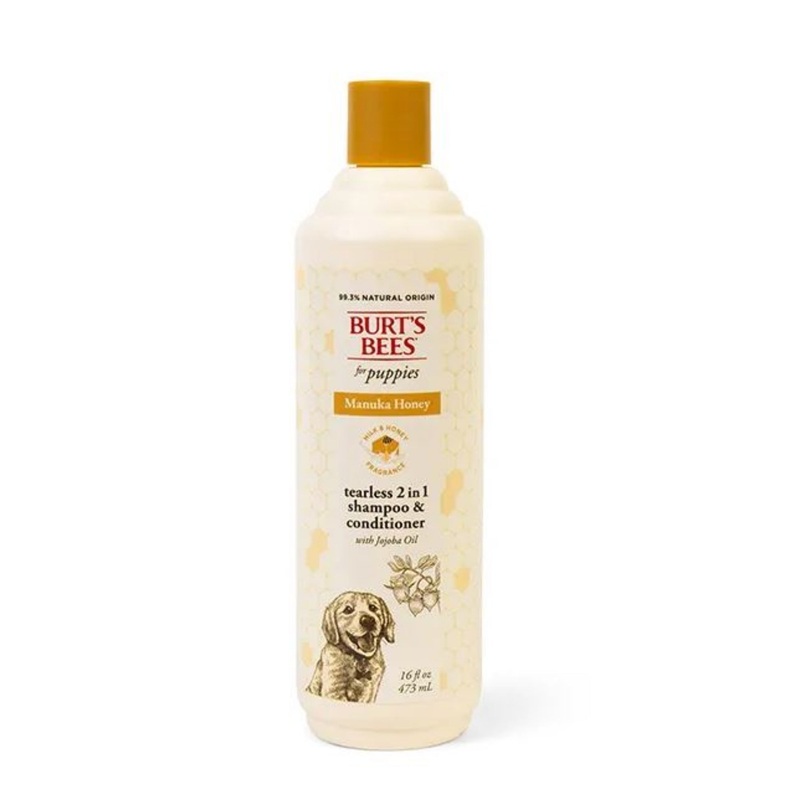 Burts Bees Manuka Honey Tearless 2 in 1 Shampoo and Conditioner for Puppies 473mL