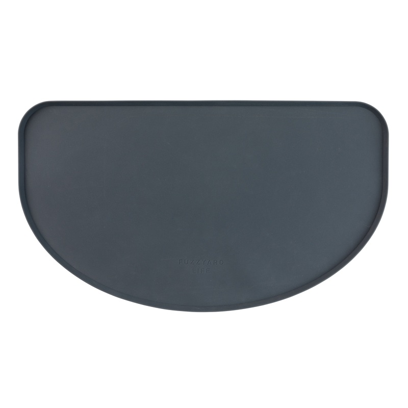 FuzzYard Life Feeding Pet Mat Slate Grey