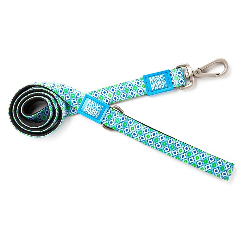 Max & Molly Short Leash Retro Blue XS