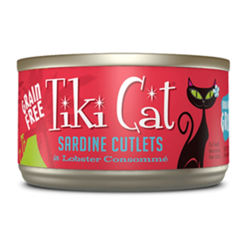 Tiki Cat Bora Bora Grill Sardine-Lobster Cutlets Grain Free 2.8 oz.