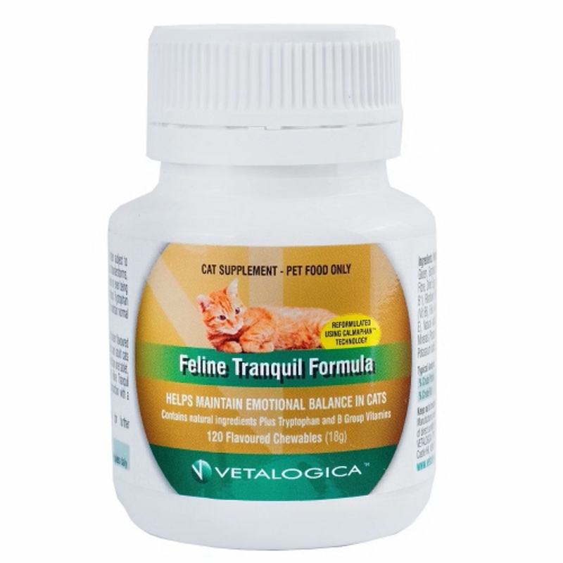 Vetalogica Feline Tranquil Formula Supplement 120 Pack