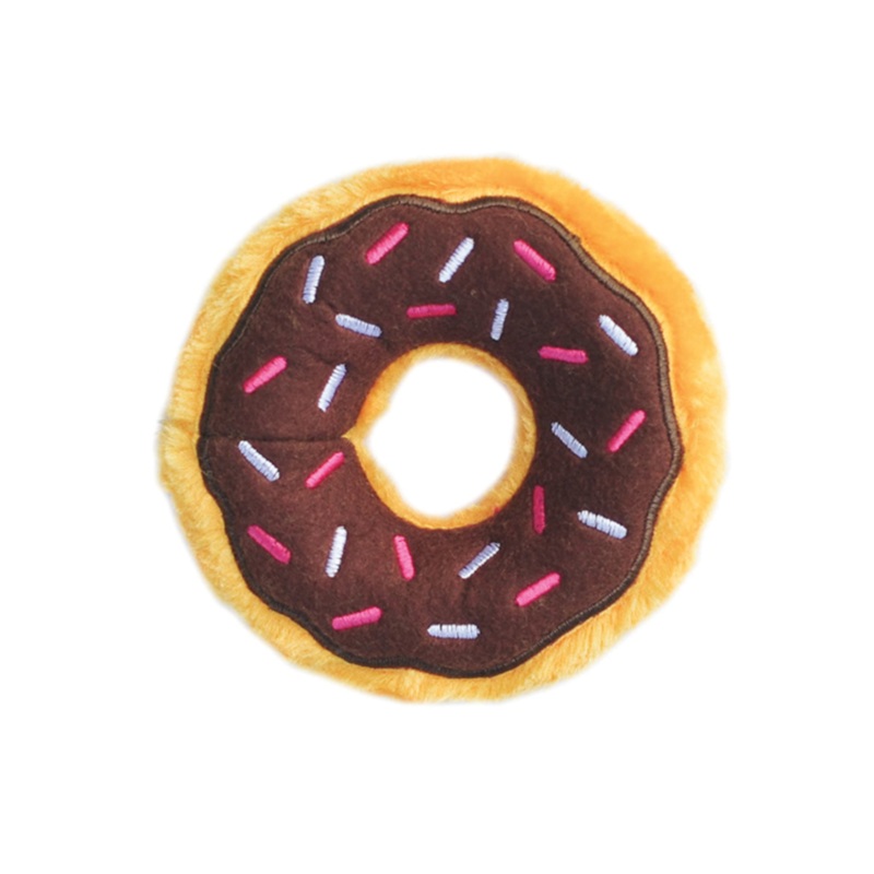 ZippyPaws Donuts Chocolate Dog Toy Junior