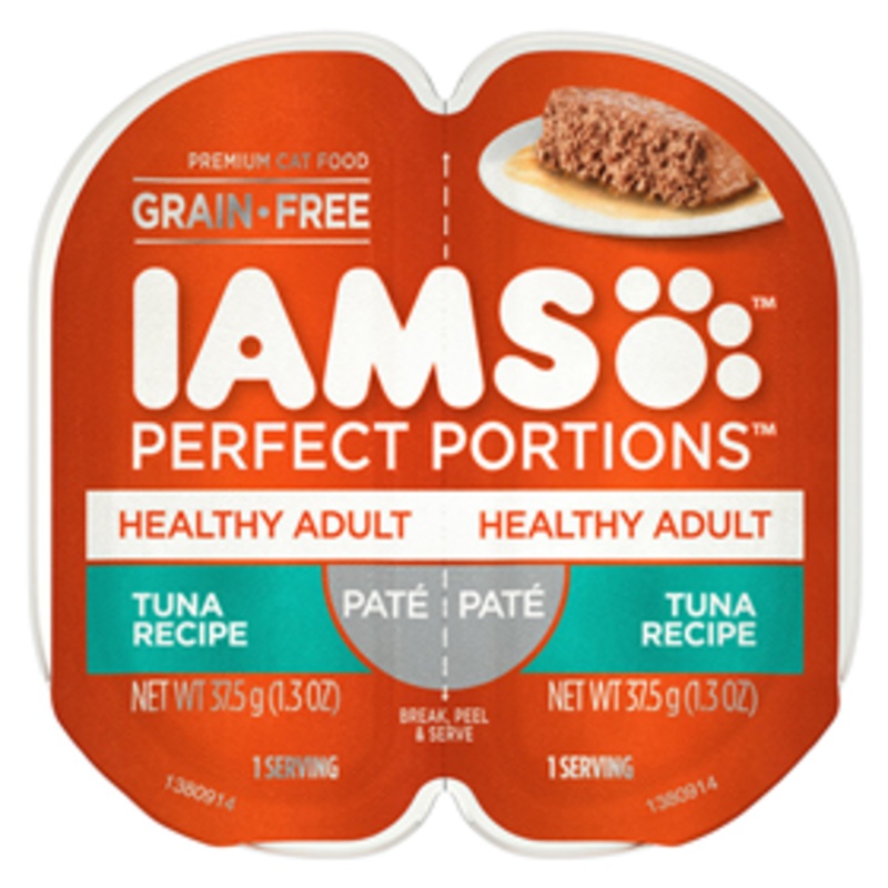 IAMS Perfect Portions Healthy Adult Pate Tuna Recipe