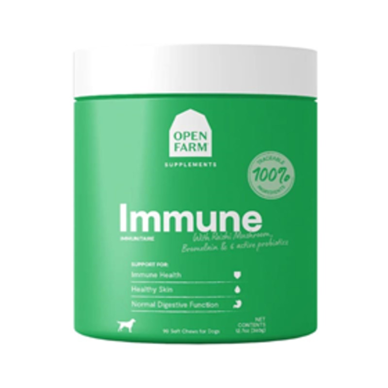 Open Farm Immune Supplement Chews for Dogs 90 ct