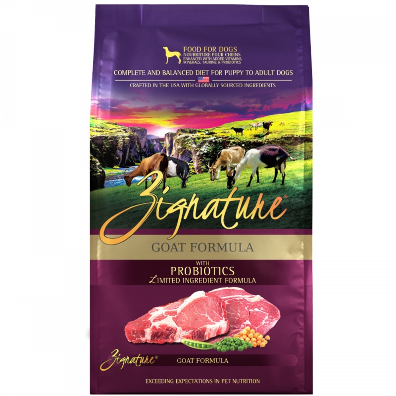 Zignature Limited Ingredient Diet Grain Free Goat Recipe Dry Dog Food