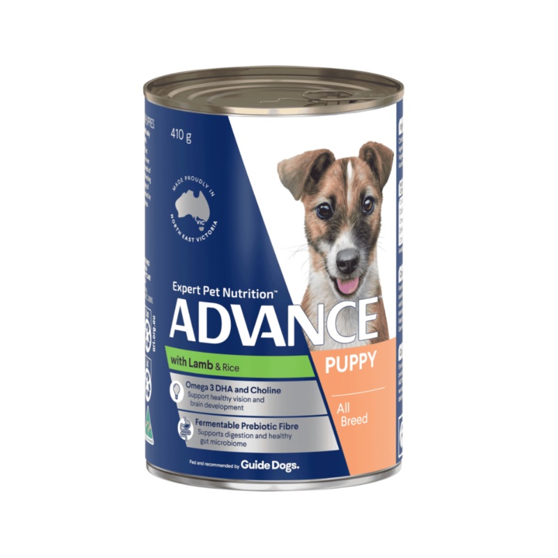 Advance Lamb & Rice Puppy Plus Growth Wet Food 410g