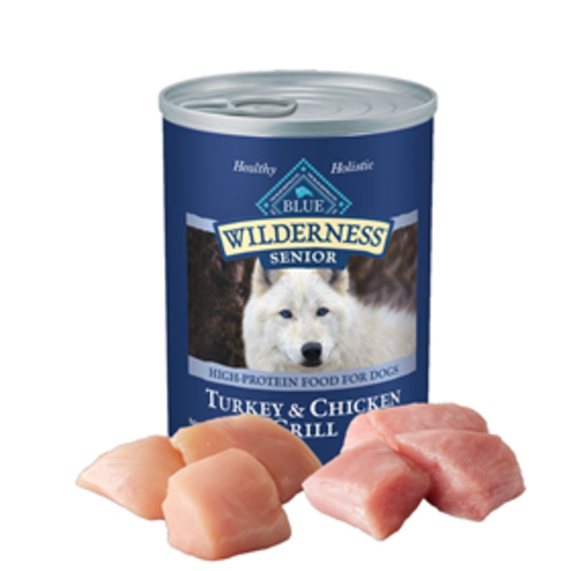 Blue Buffalo Blue Wilderness Senior Turkey & Chicken Grill 12.5 oz