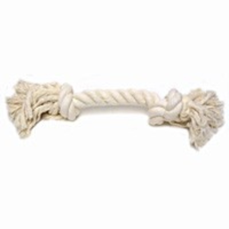 Booda 2 Knot Rope Bone White