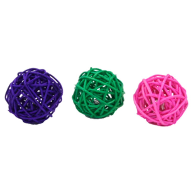 Coastal Turbo Wicker Ball Cat Toy 1.75 in