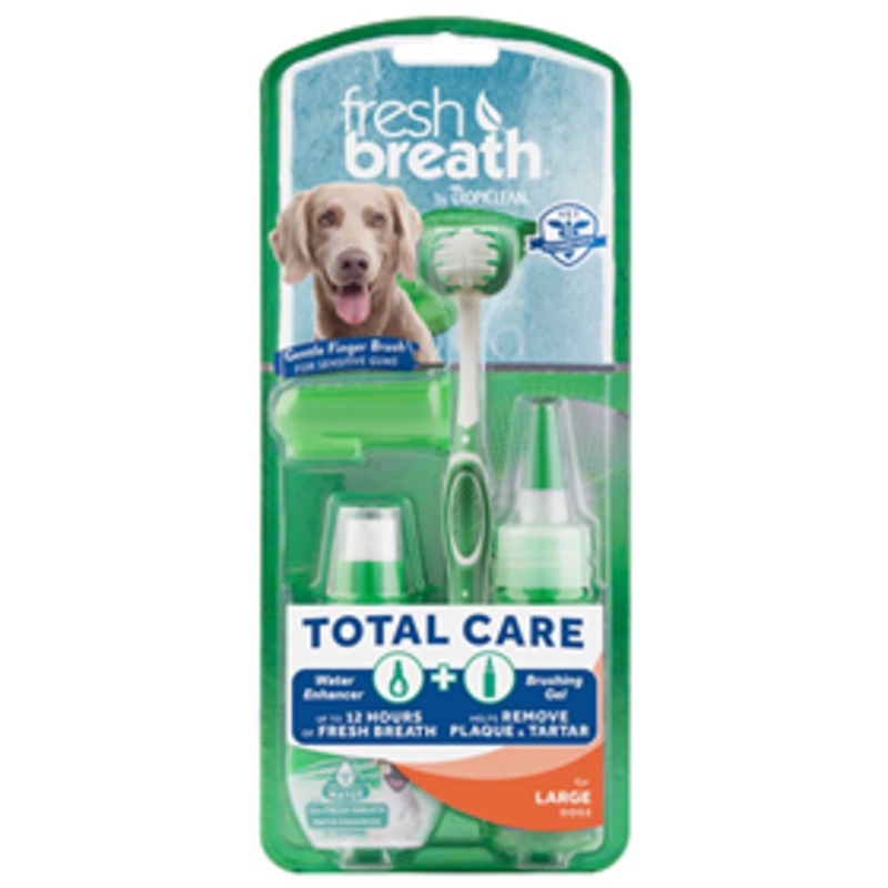 Fresh Breath by TropiClean Total Care Kit for Large Dogs