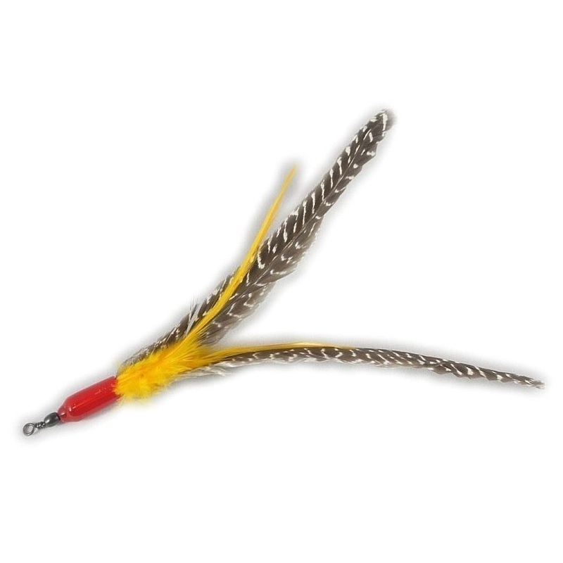 Go Cat Da Bird Feather Replacement Pheasant Flyer Cat Toy
