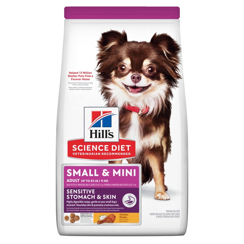 Hill’s Science Diet Adult Sensitive Skin & Stomach Small & Mini Dry Dog Food