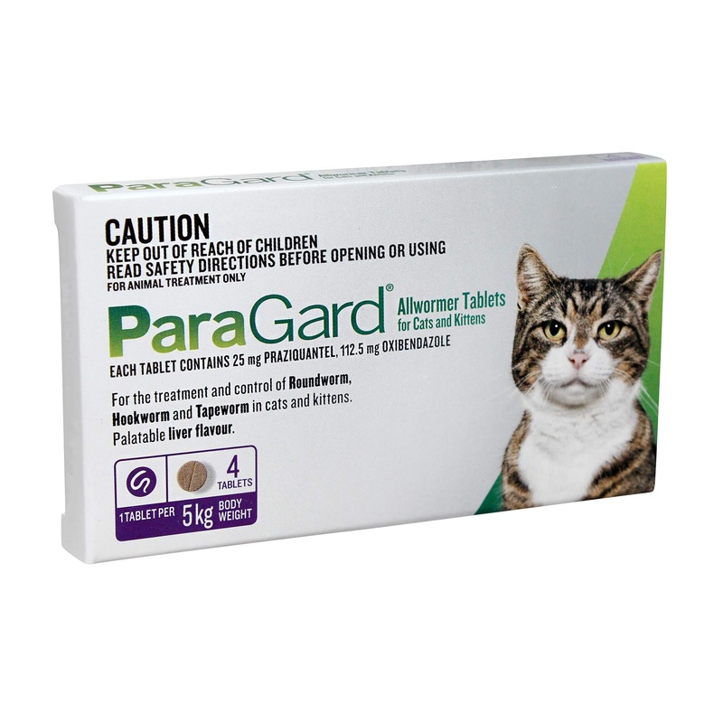 ParaGard Allwormer Tablets for Cats & Kittens