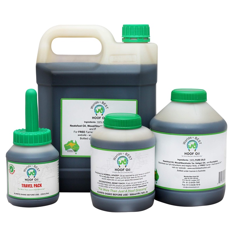 Worlds Best Hoof Oil|250mL|500mL|1L|4L
