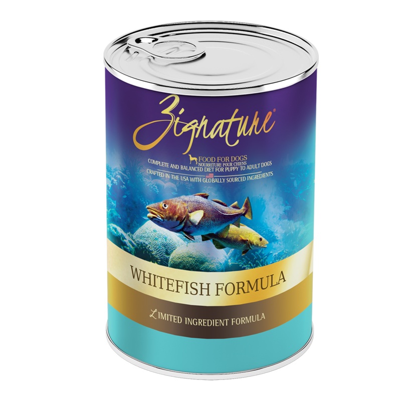 Zignature Dog Canned Food Whitefish Formula 13oz