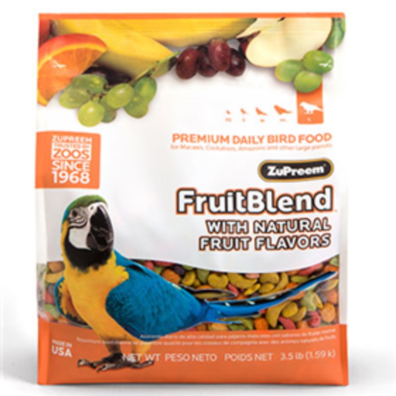 Zupreem FruitBlend  Premium Food for Large Birds 3.5 lbs.